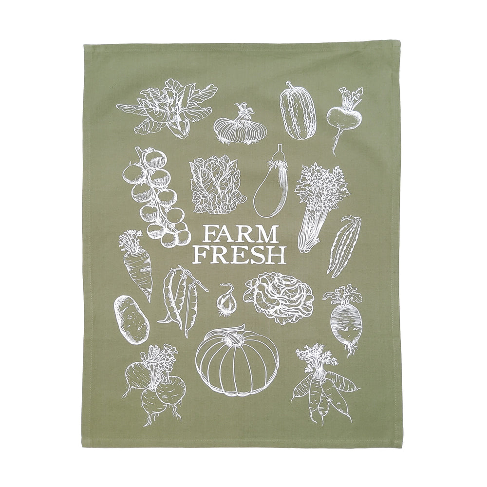 Farm Fresh Kitchen Tea Towel