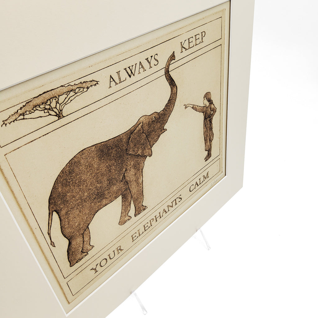 Always Keep Your Elephants Calm – Handwork Ithaca's Artist Cooperative