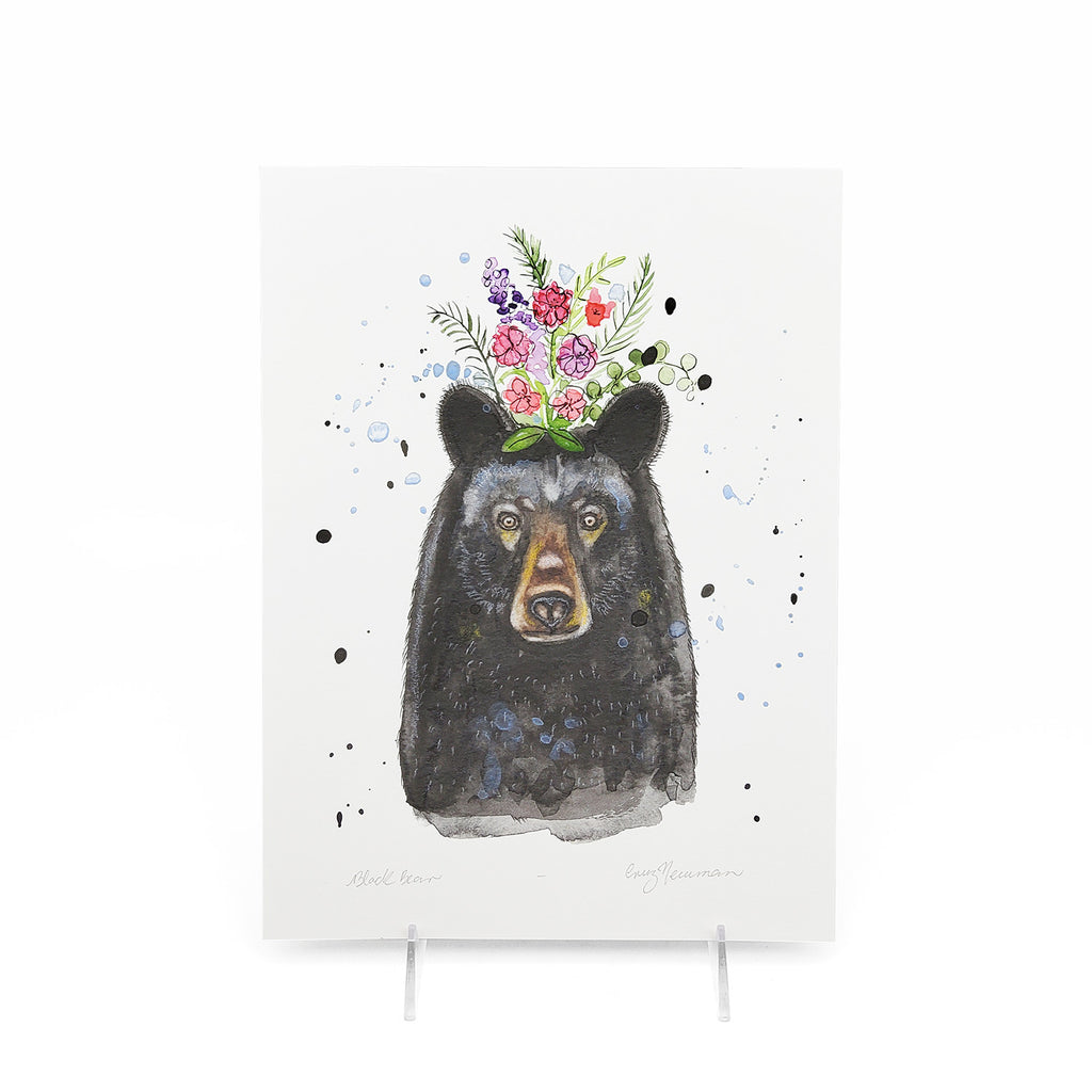 絵画。原画【Bear bought bread】 The Bear and the Bees