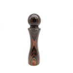 Green and Red Wood Grain Pepper Mill