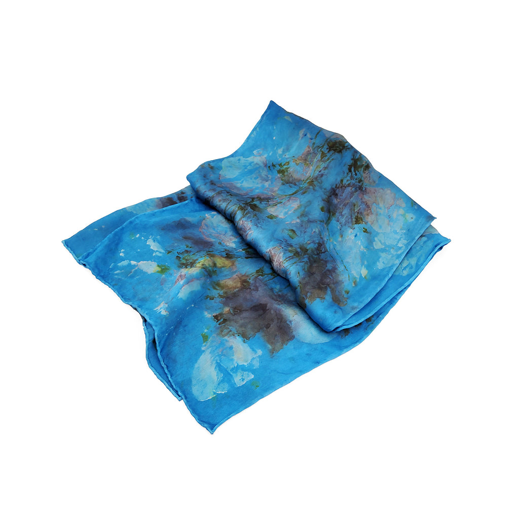 Night Sky Satin Silk Scarf – Handwork Ithaca's Artist