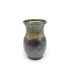 Green and Black Round Vase