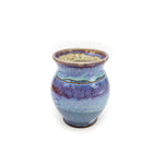 Purple and Blue Round Vase