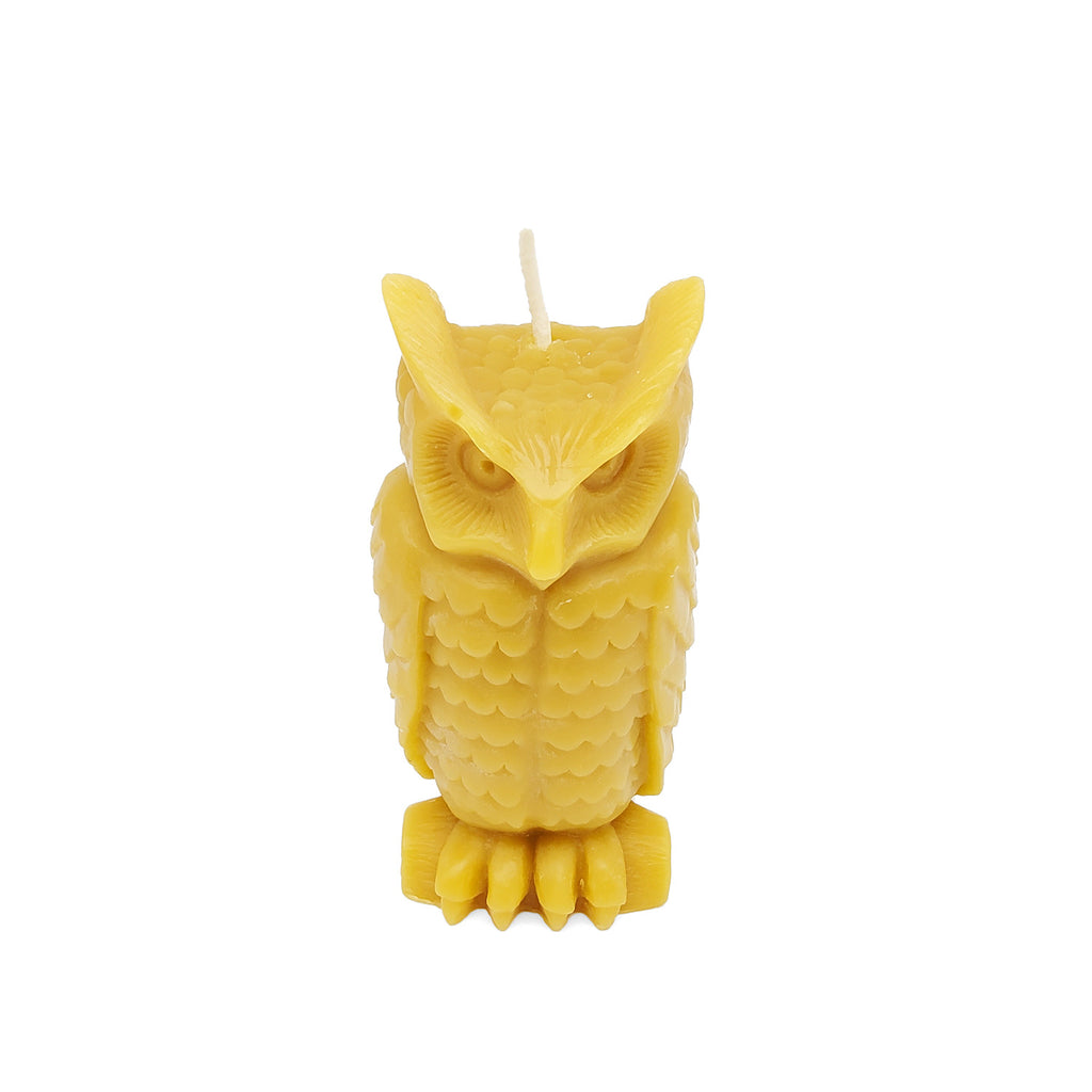 Beeswax Owl Candle – Handwork Ithaca's Artist Cooperative