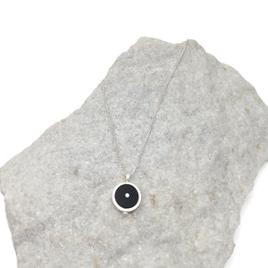 Black and White Dot Necklace