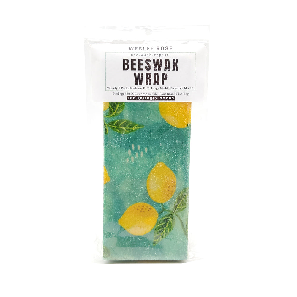 Beeswax Wrap Lemon Variety Pack #3