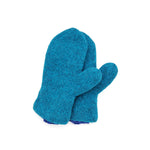Felted Teal Mittens