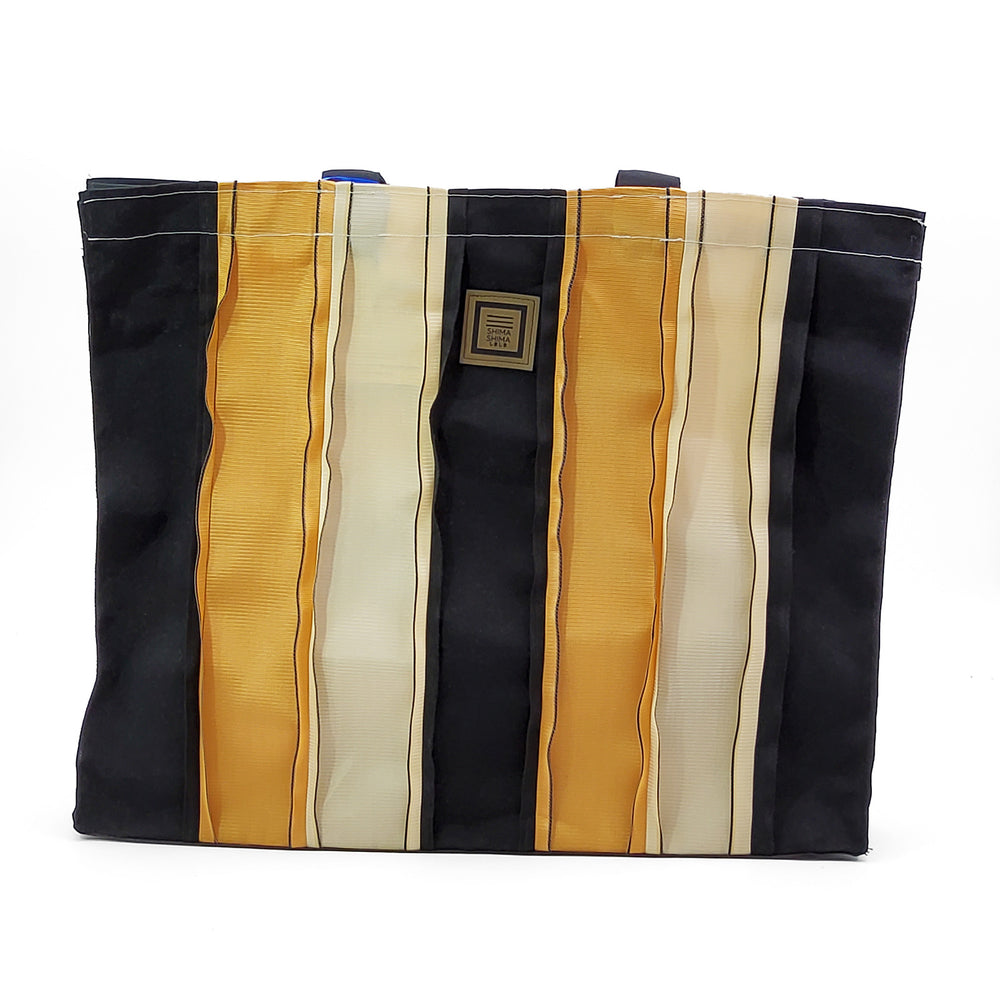 Yellow and Black Large Tote Bag