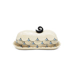 Light Blue Whimsical Butterdish