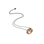 Medium Oval Firepainting Necklace