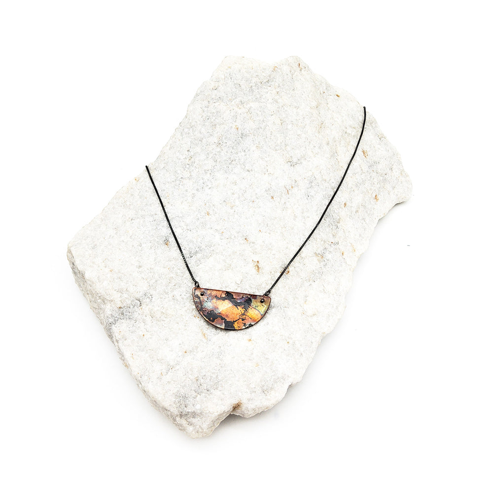 Half Moon Drawstring Necklace