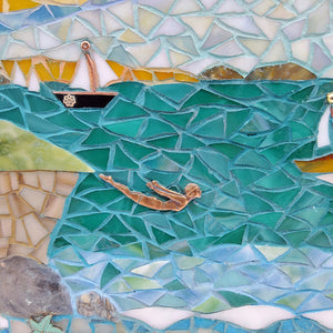 Lake Diver Mosaic