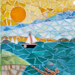 Lake Diver Mosaic