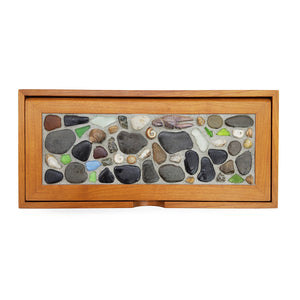 Lakeside Treasures Wide Mosaic Box