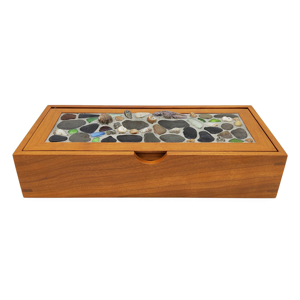 Lakeside Treasures Wide Mosaic Box