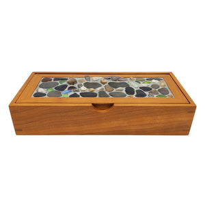 Lakeside Treasures Wide Mosaic Box