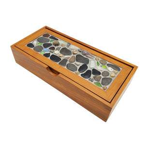Lakeside Treasures Wide Mosaic Box