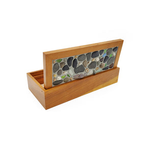 Lakeside Treasures Wide Mosaic Box