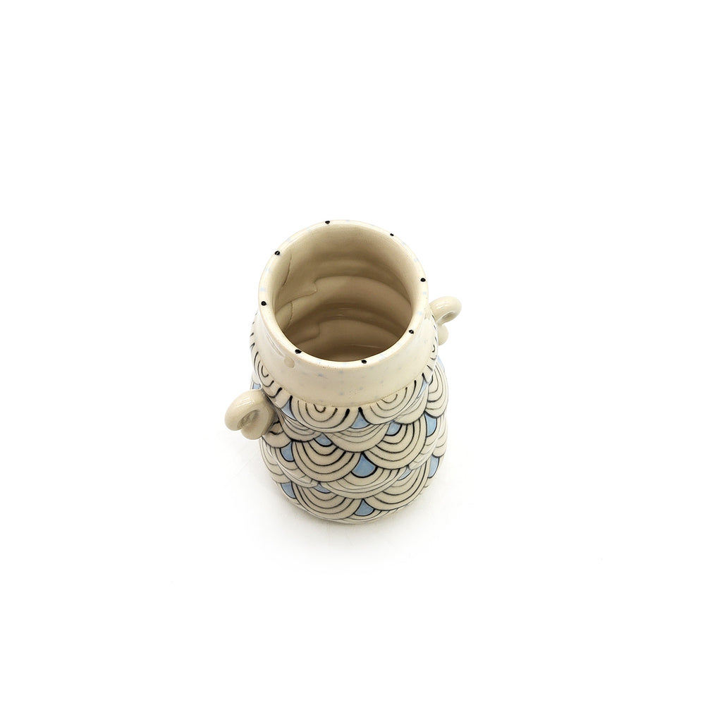 Baby Blue Bud Vase