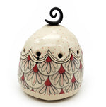 Rose & Black Garlic Keeper With Daisies