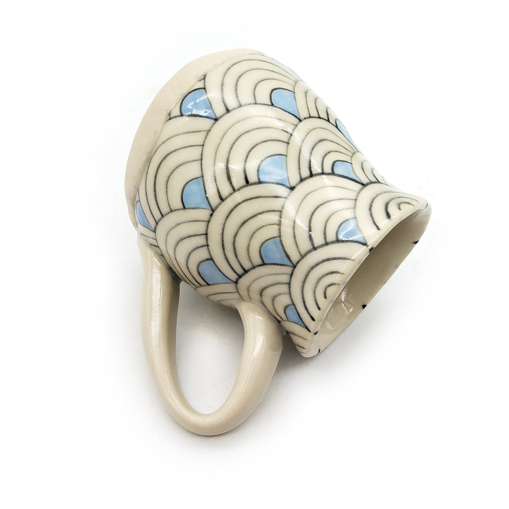 Small Baby Blue Slouchy Mug