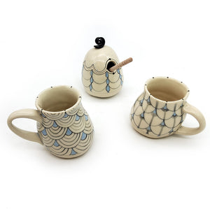 Small Baby Blue Slouchy Mug