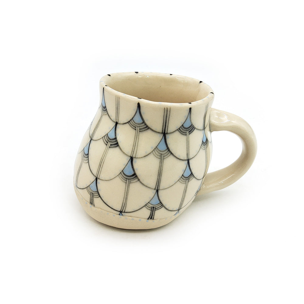 Small Baby Blue Slouchy Mug