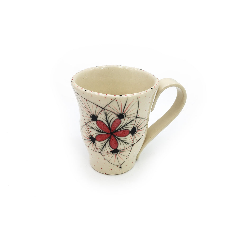 Red Mandala Tall Mug
