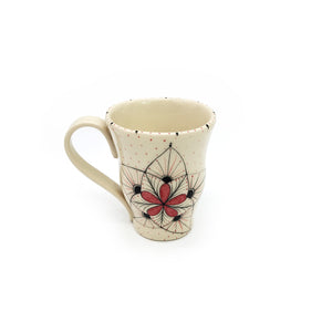 Red Mandala Tall Mug