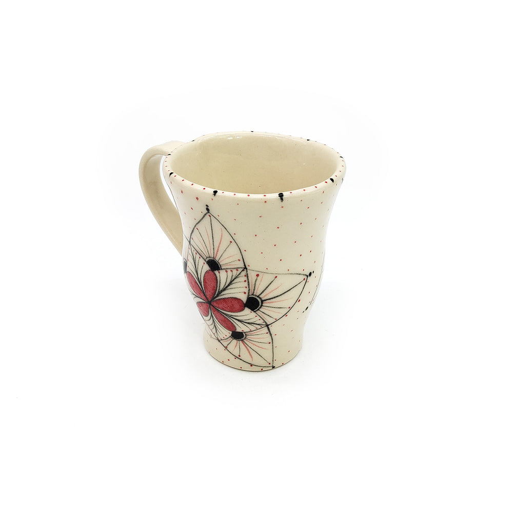 Red Mandala Tall Mug