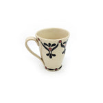 Black and Rose Ornamented Tall Mug