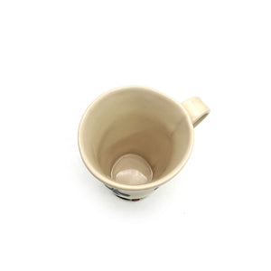 Black and Rose Ornamented Tall Mug
