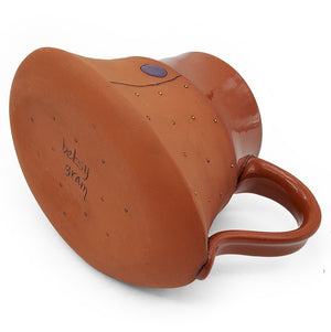 Purple Spotted Terracotta Mug