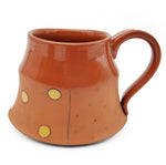 Yellow Spotted Terracotta Mug