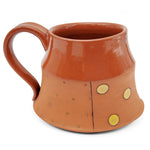 Yellow Spotted Terracotta Mug