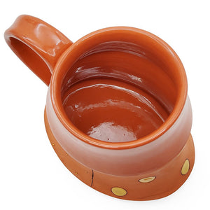 Yellow Spotted Terracotta Mug