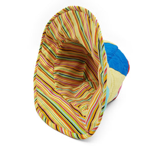 Color Block Vintage Quilt Bucket Hat