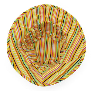 Color Block Vintage Quilt Bucket Hat