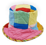 Color Block Vintage Quilt Bucket Hat