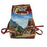 Upcycled Vintage Linen Backpack