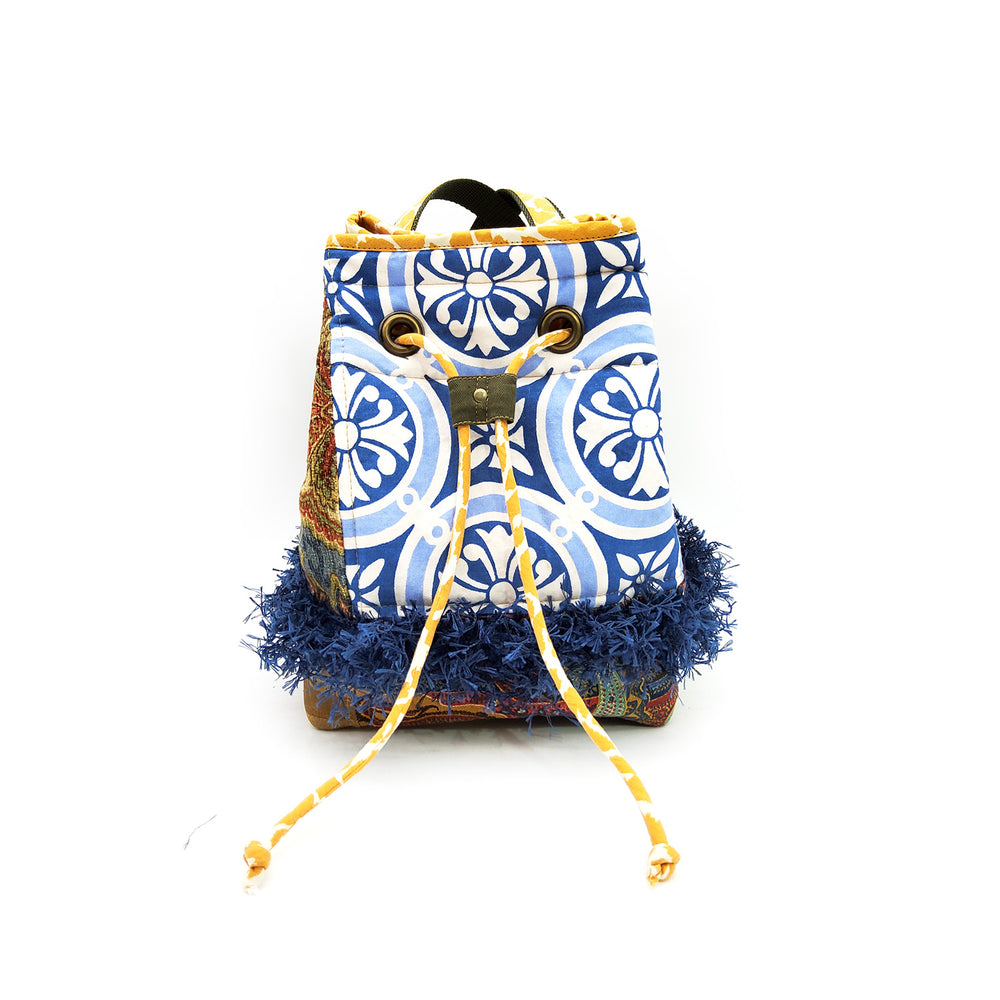 Upcycled Vintage Quilt Backpack