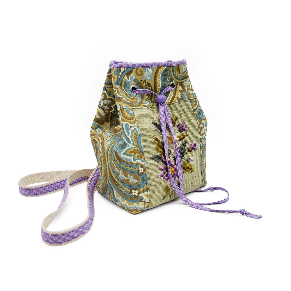 Upcycled Vintage Needlepoint Backpack