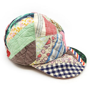 Vintage Quilt Baseball Cap - Large