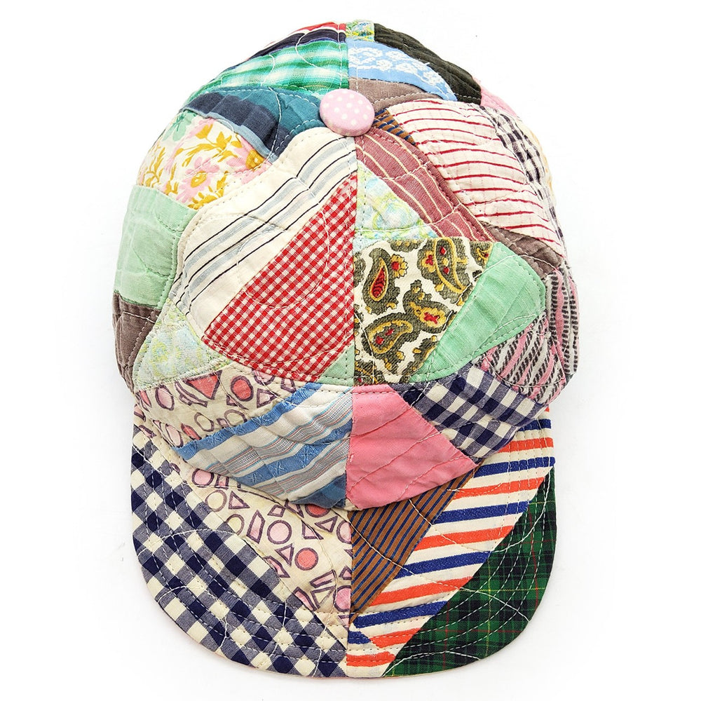 Vintage Quilt Baseball Cap - Large