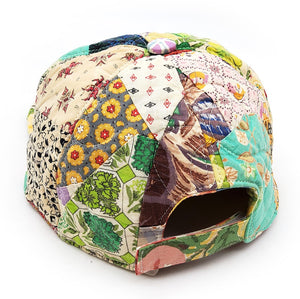 Vintage Quilt Baseball Cap - Medium