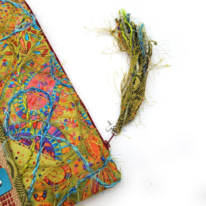 Upcycled Fabric Portfolio Clutch