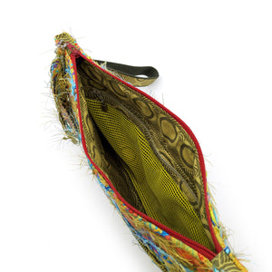 Upcycled Fabric Portfolio Clutch