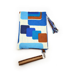Vintage Fabric Portfolio Clutch