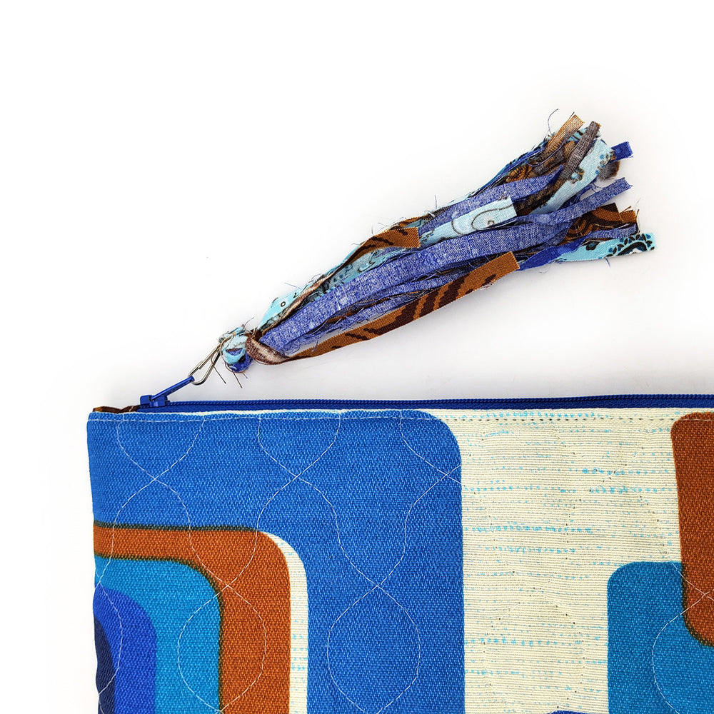 Vintage Fabric Portfolio Clutch