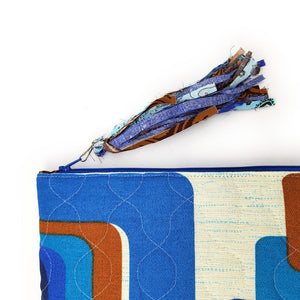 Vintage Fabric Portfolio Clutch